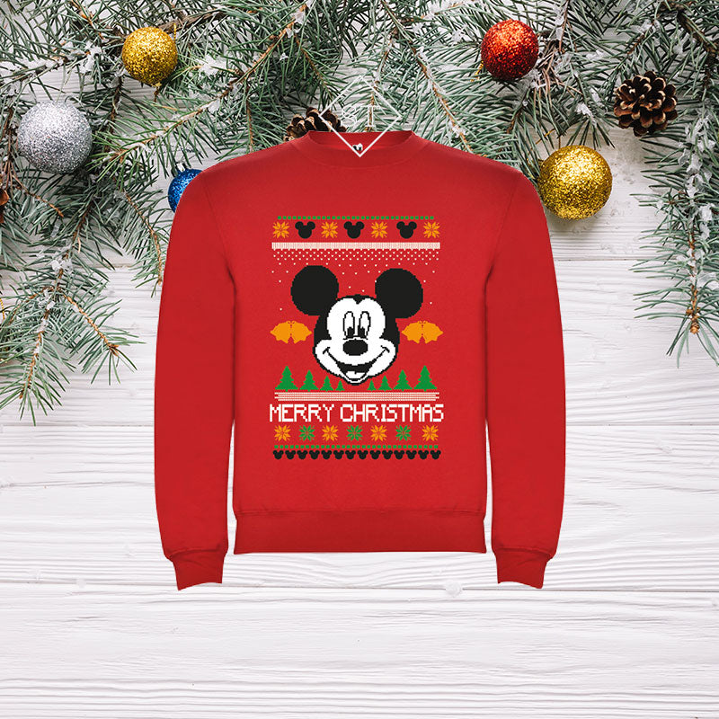 Sudadera navideña de Mickey Mouse 4 para niños